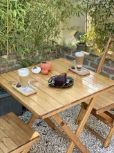 میز و صندلی تاشو چوبی gallery5
