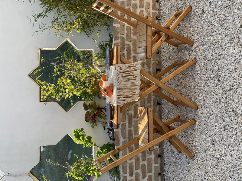 میز و صندلی تاشو چوبی gallery10