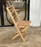 صندلی تاشو چوبی thumb 1