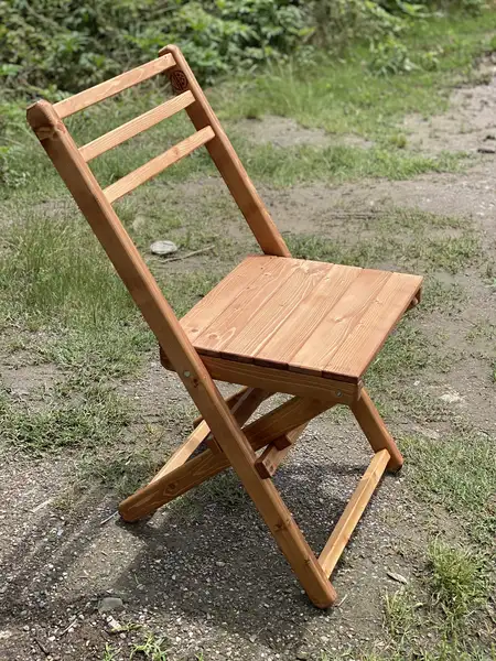 صندلی تاشو چوبی