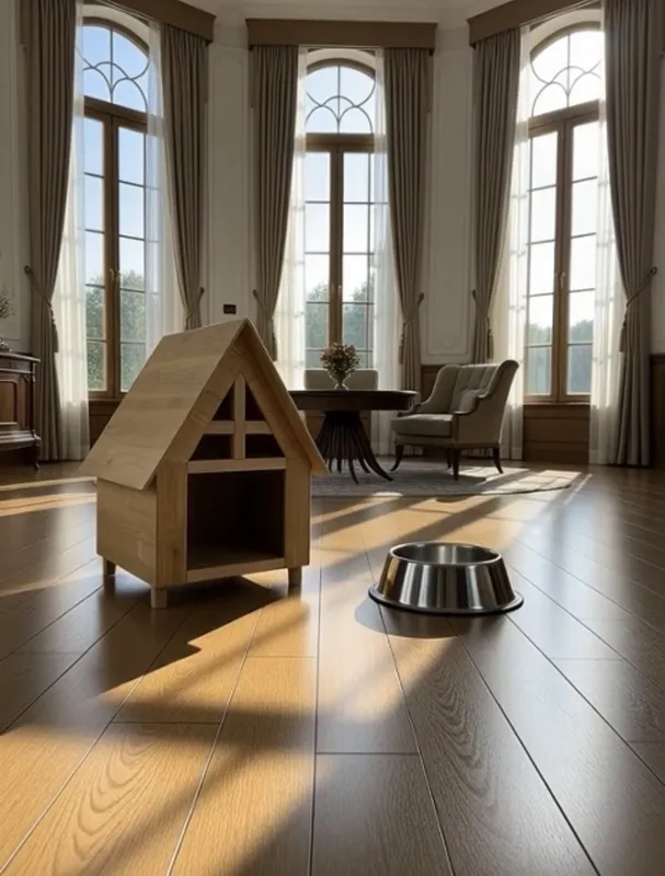 لانه چوبی سگ و گربه خانگی gallery2