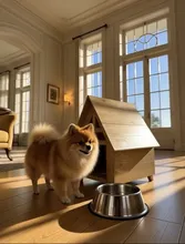 لانه چوبی سگ و گربه خانگی gallery5